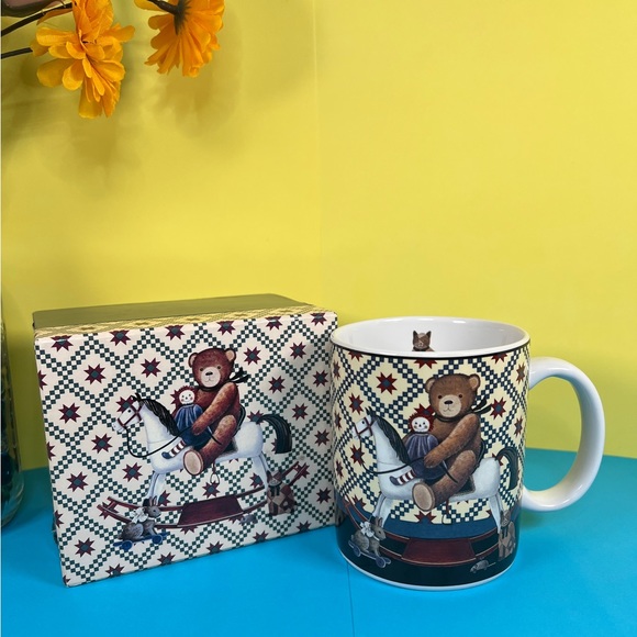 Lang and Wise Mug Teddy & Friends 12 Oz Collector Mug With Box, Vintage 1997 - Picture 11 of 14